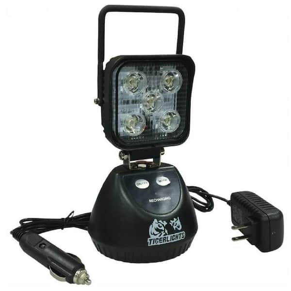 TIGERLIGHTS Rechargeable LED Magnetic Work Light Flashing/Flood Off-Road  Light TL2460 The Home Depot
