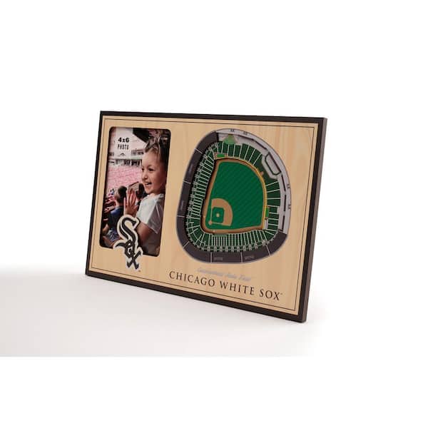 YouTheFan MLB Boston Red Sox Team Colored 3D StadiumView with 4 in