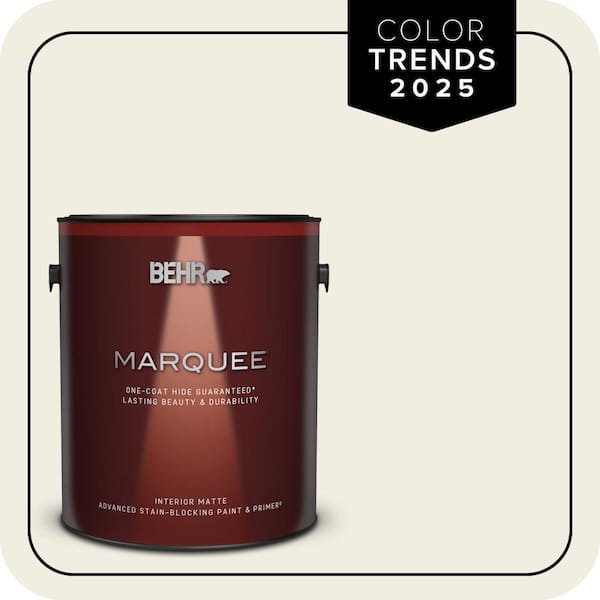 BEHR MARQUEE 1 gal. Designer Collection #DC-003 Blank Canvas Matte Interior Paint & Primer
