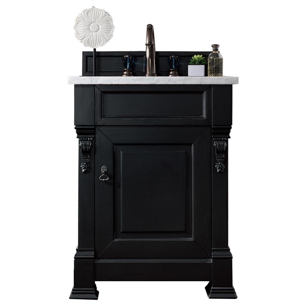 Brookfield 26 in. W x 23.5 in. D x 34.3 in. H Single Bath Vanity in Antique