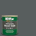 1 gal. #N500-6 Graphic Charcoal Solid Color Waterproofing Exterior Wood Stain