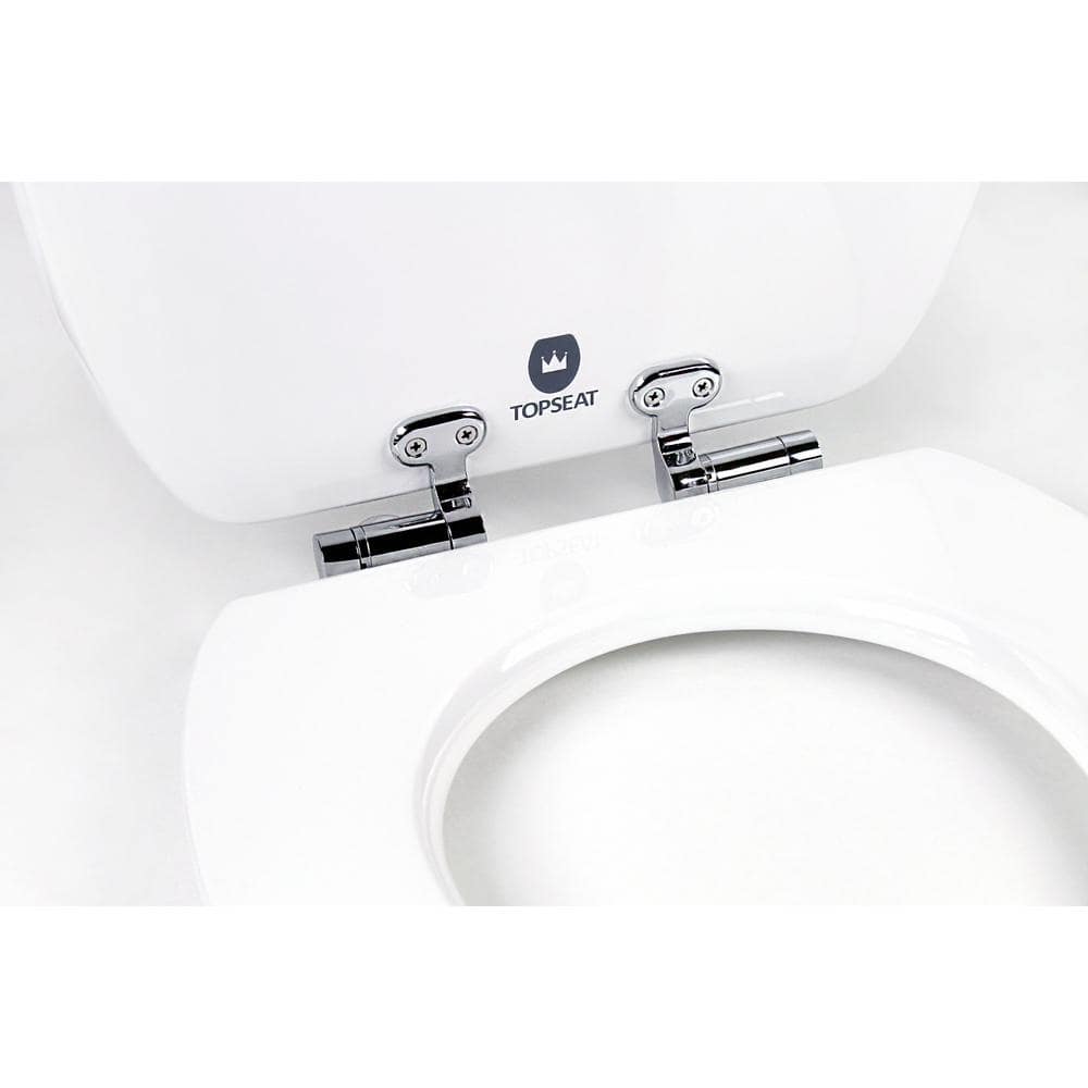 Art of Acryl Blue Round Toilet Seat with Acrylic Glass Finish