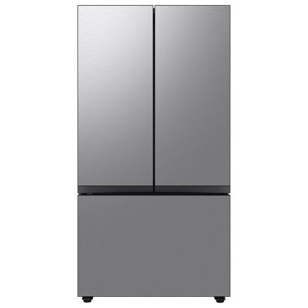 Samsung Bespoke 24 cu. ft. 3-Door French Door Smart Refrigerator with ...