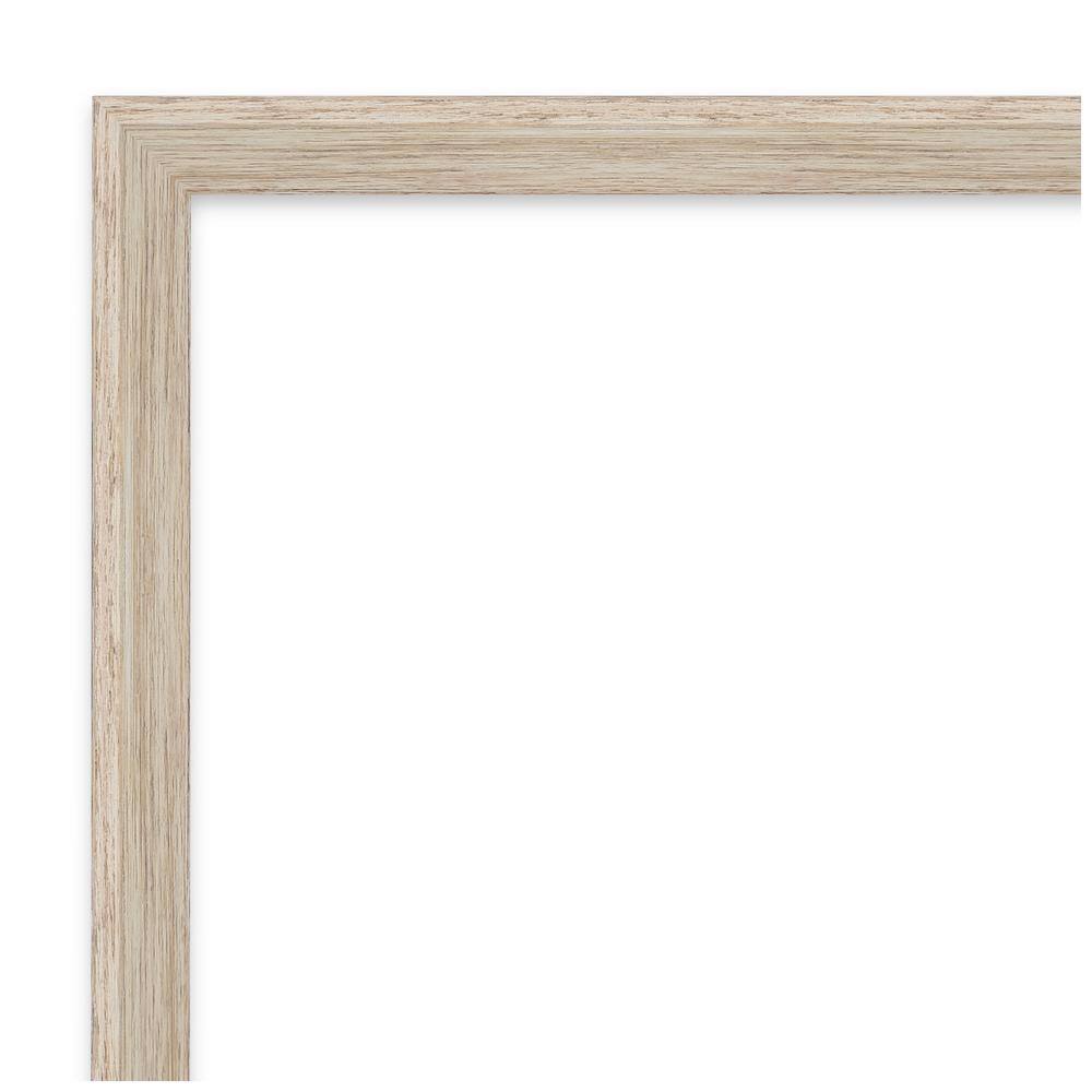 Rustic Whitewash Wood Bathroom Vanity Mirror