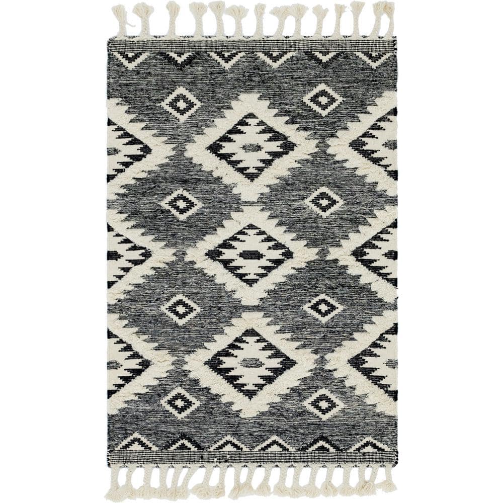Mesa Charcoal 4 ft. x 6 ft. Area Rug price history on PriceWatchPro