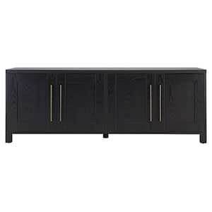 Chabot 68 in. Black Grain TV Stand Fits TV's up to 80 in.