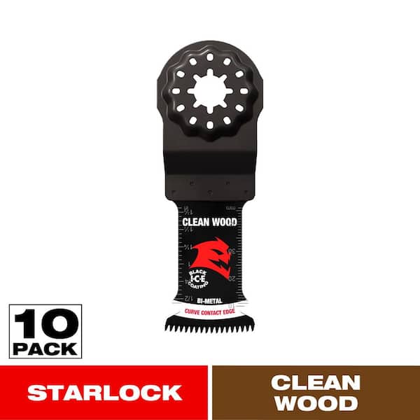 DIABLO 1-1/4 in. Demo Demon Starlock Bi-Metal Oscillating Blades for Clean Wood (10-Pack)