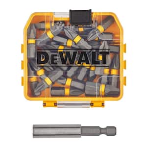 MAXFIT 1 in. Carbon Steel Driving Bit Set (31-Pieces) with Bit Holder