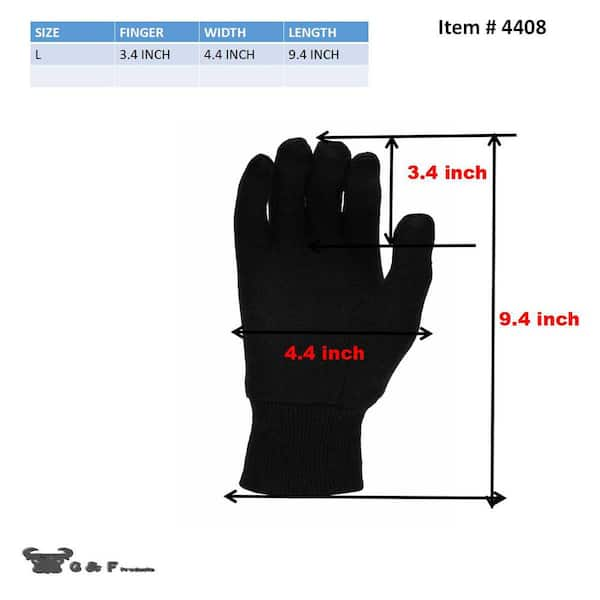 Brown Jersey Cotton Work Gloves-Wholesale Price-Cheap Work Gloves