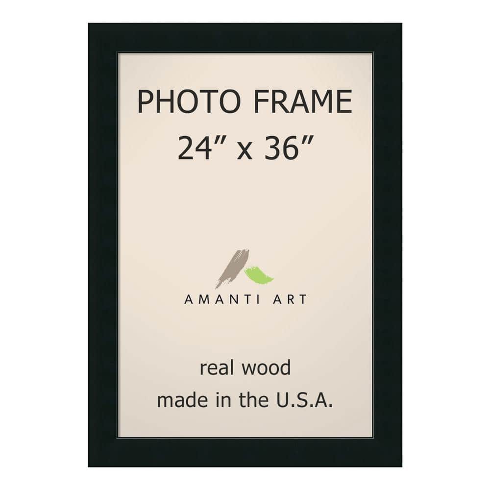 Corvino 24 in. x 36 in. Black Picture Frame
