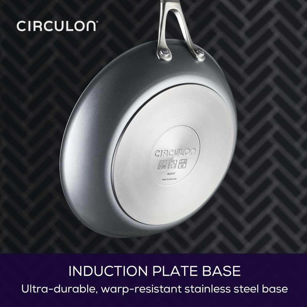 Circulon 12" Gray Aluminum Nonstick Induction Frying Pan