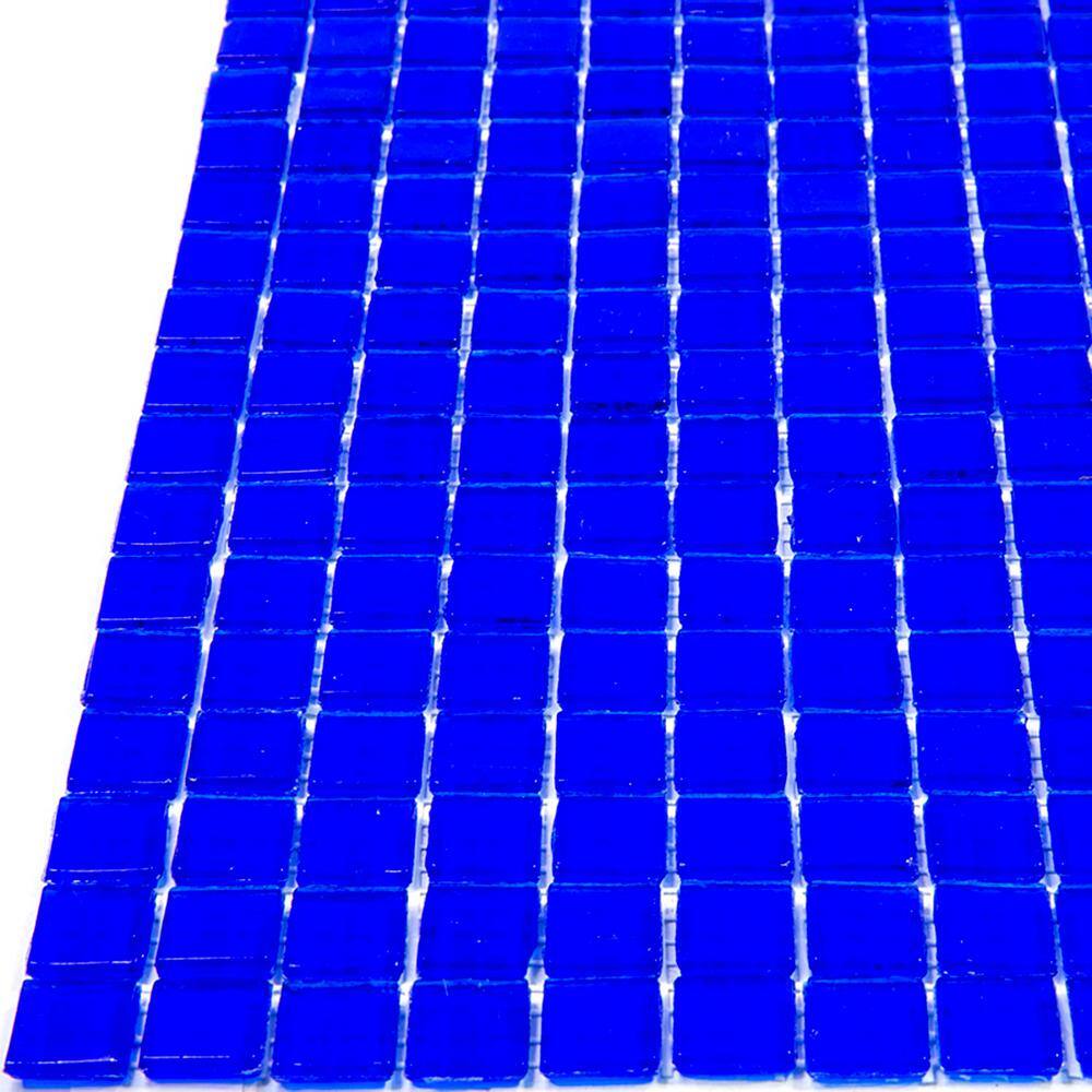 Skosh 0.6" x 0.6" Glass Grid Mosaic Wall & Floor Tile