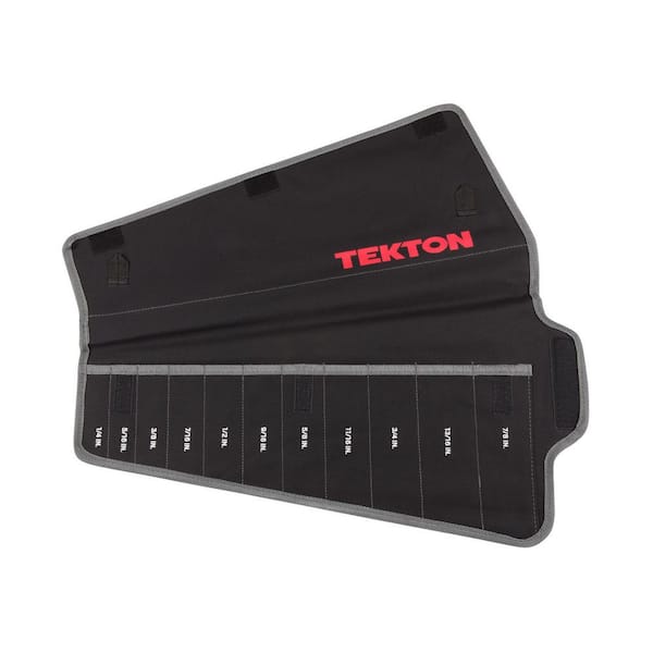 TEKTON 11-Tool Combination Wrench Pouch (1/4-7/8 in.)
