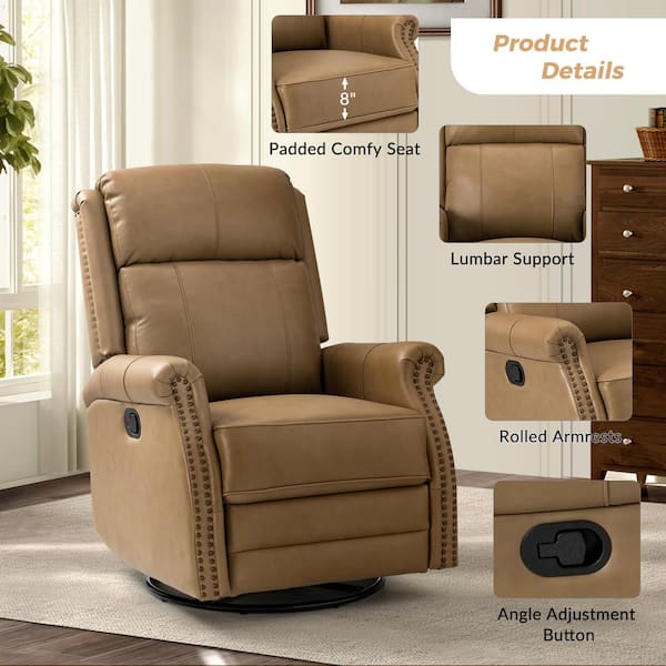Dropship JST Rocking Recliner Chair For Living Room, Adjustable Modern Recliner  Chair, Recliner Sofa With Lumbar Support, Classic And Traditional Recliner  Chair With Comfortable Arm And Back Sofa (Linen Brown) to Sell