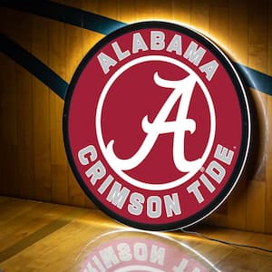 University of Alabama Round 23 in. Plug-in LED Lighted Sign