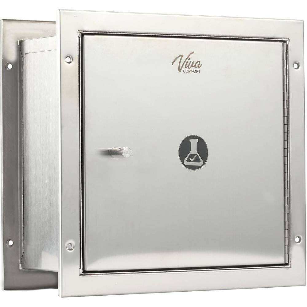 13.2 in. W x 12.7 in. H Medium Specimen Pass-Thru Silver Stainless Steel Recessed Medicine Cabinet without Mirror price history on PriceWatchPro