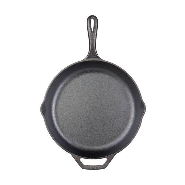 Lodge 12 in. Cast Iron Chef Style Skillet LC12SK - The Home