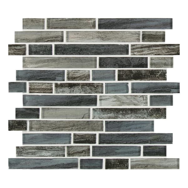Mohawk® Best Buy Arctic Gray 12 x 12 Natural Stone Deco Mosaic Tile