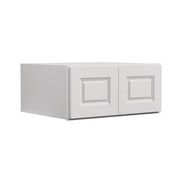 Hausvita 30-in W x 24-in D x 12-in H in Traditional Dove Plywood Ready to Assemble Kitchen Wall Cabinets with 2 Doors