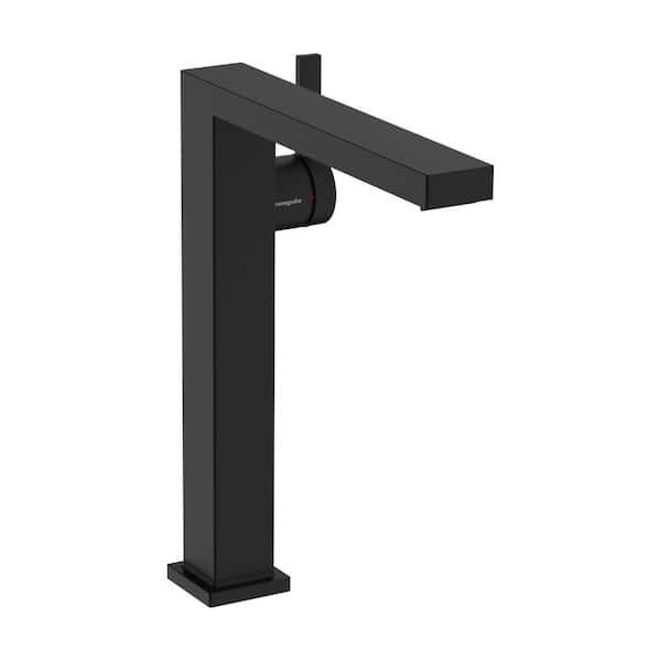 Hansgrohe Tecturis E Single Handle Single Hole Bathroom Faucet in Matte Black
