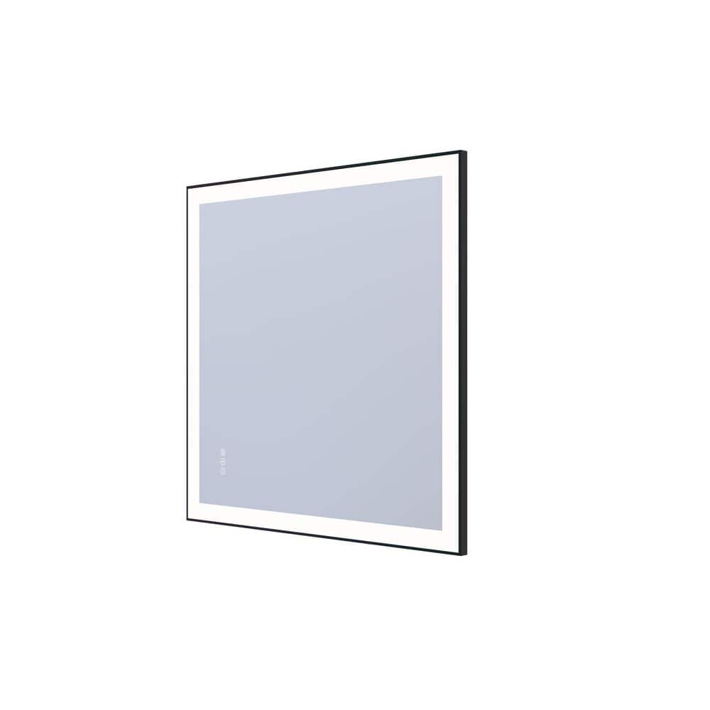 36 in. W x 36 in. H Rectangular Black Framed Wall Bathroom Vanity Mirror with Backlit Front Light, Dimmable price history on PriceWatchPro