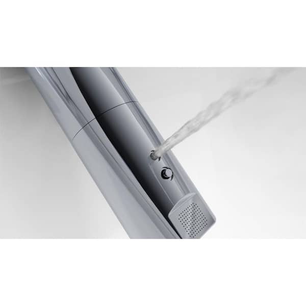 Veil 0.8 GPF or 1.6 GPF Dual Flush In-Wall Toilet Tank and Carrier in White