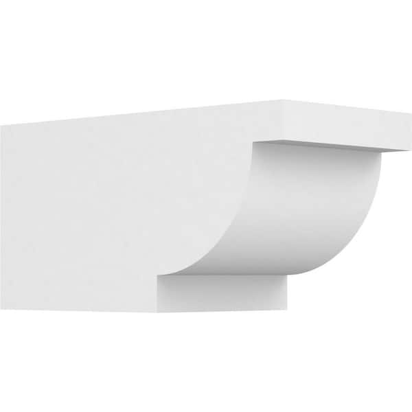 Ekena Millwork 6 in. x 6 in. x 12 in. Alpine PVC Rafter Tail Brace