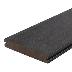 UltraShield Natural Magellan Series 1 in. x 6 in. x 8 ft. Hawaiian Charcoal Grooved Composite Decking Board (49-Pack)