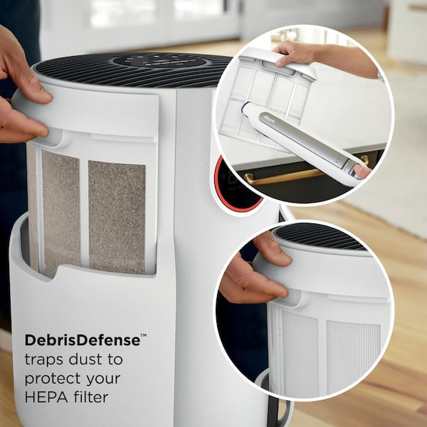 shark air purifier for cigarette smoke - with Nanoseal HEPA, Cleansense IQ, Odor Lock, Cleans up to 500 sq. ft and quiet purification for up to 500 sq Shark Air Purifier for Home
