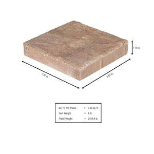 Milano Medium 7.75 in. x 7.75 in. x 1.25 in. Ashley River Blend Concrete Paver (480 Pcs. / 207 Sq. ft. / Pallet)
