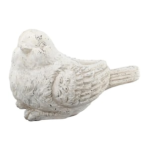 White Large Bird Figurine