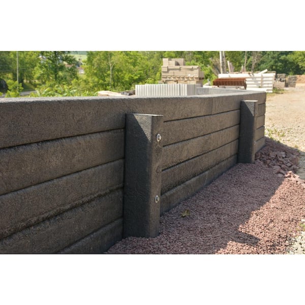 6 in. x 6 in. x 8 ft. Brown Recycled Plastic Lumber Timber (G-Grade)