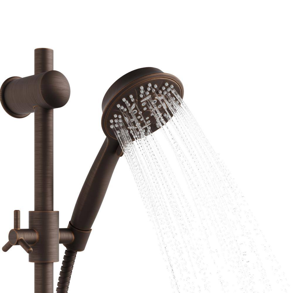 Oil-Rubbed Bronze Adjustable Multi-Head Shower System