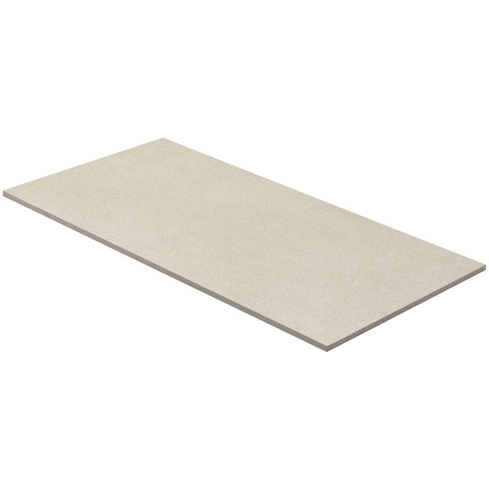 Lincoln 12" x 24" Beige Matte Porcelain Floor and Wall Tile