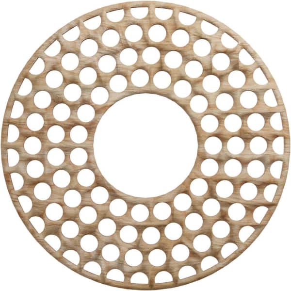 Ekena Millwork 0.25 in. x 7.25 in. x 20 in. Wood Medallion Moulding