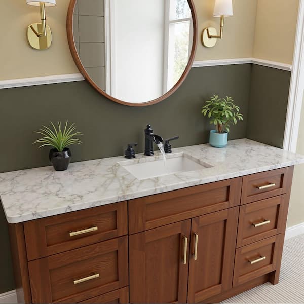 8 in. Widespread Double-Handle Bathroom Faucet with Pop-Up Drain 3-Hole Vanity Sink Faucet Spout in Matte Black