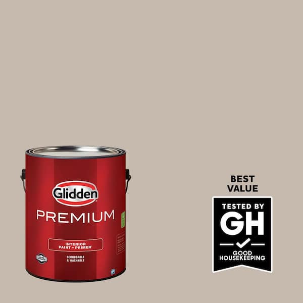 Glidden Premium 1 gal. PPG1019-3 Legendary Satin Interior Latex Paint