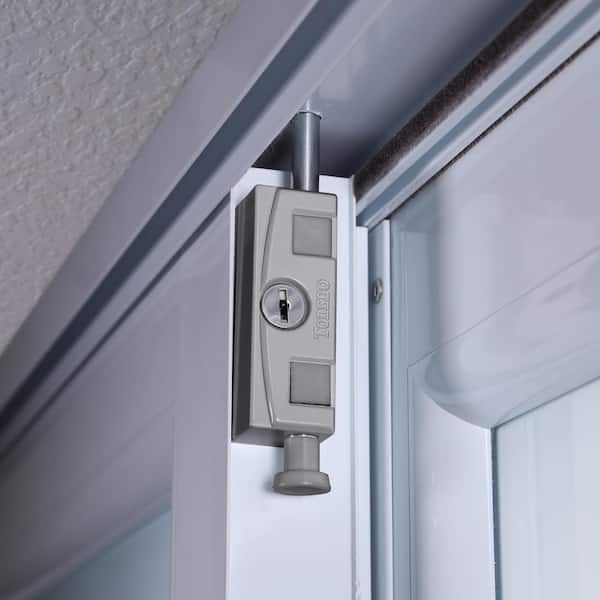 Toledo Patio Door Silver Security Bolt, How To Install Sliding Door Pin Lock