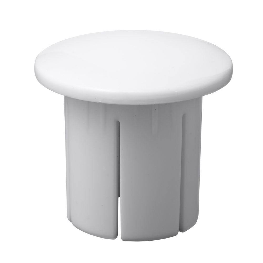 DeckoRail White ADA Hand Rail End Cap 235972 The Home Depot