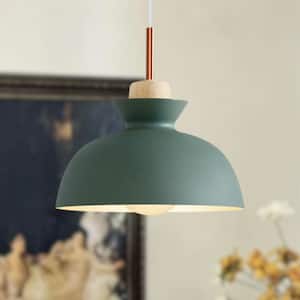 60 -Watt 1-Light Green Bowl Pendant Light Scandinavian Lighting, Hanging Pendant Light