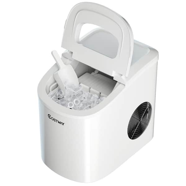 Costway Portable Compact Electric Ice Maker Machine Mini Cube 26lb/day :  Target