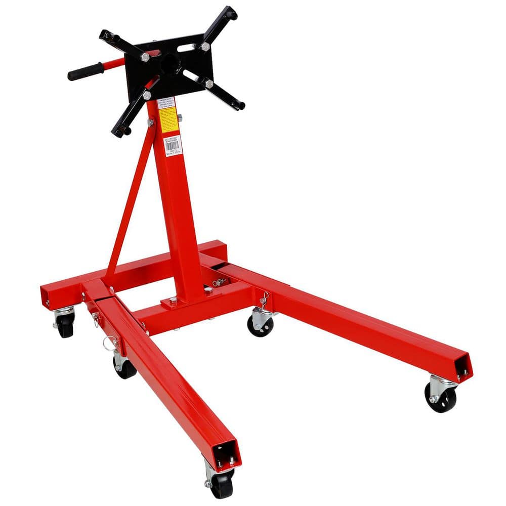 Engine Stand 2000 lbs (1 Ton) Heavy Duty Rotating Motor Stand with 360° Adjustable Head and 6 Wheels Foldable Frame price history on PriceWatchPro
