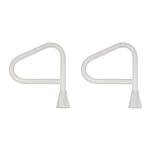 Polymer In Ground Pool Floor Handrail with Lift and Turn Base (2-Pack)