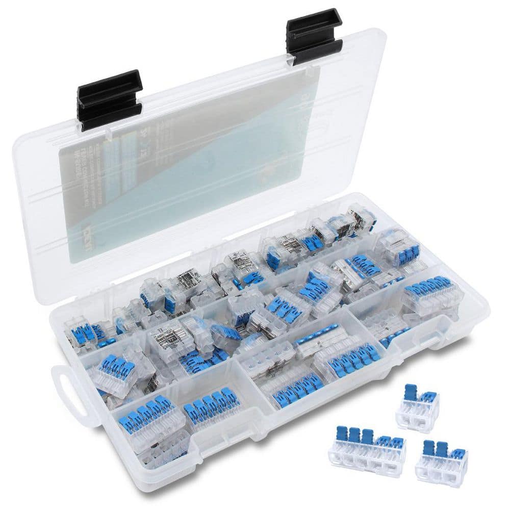 IDEAL In-Sure 12 AWG Lever Connector Kit, 90-Pieces 30-1012 - The