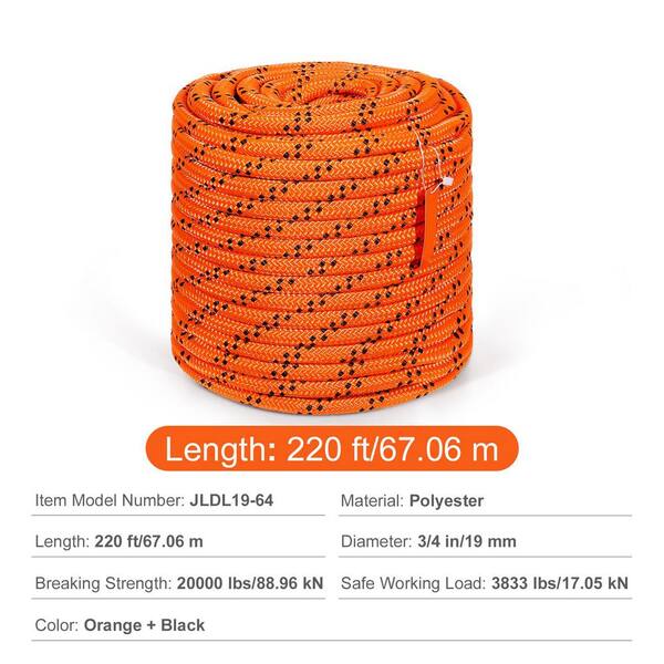 Double Braid Polyester Rope For Arborist & Rigging Work - Made In USA, Custom Sizes