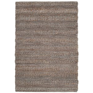 Natural Fiber Beige Doormat 2 ft. x 4 ft. Solid Color Area Rug