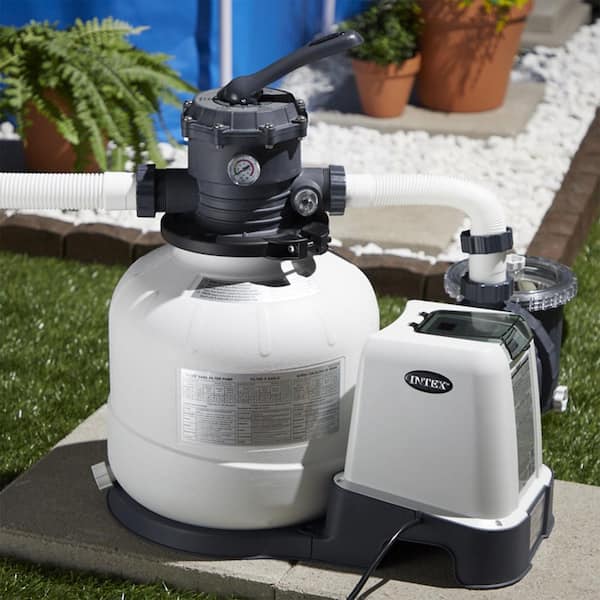 Intex ZX100 Automatic Pressure Side Pool Cleaner with Pool Sand
