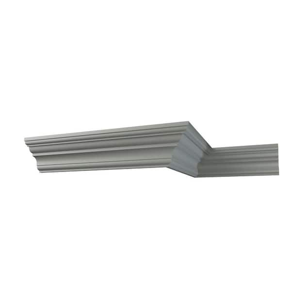 Ekena Millwork Anthony 2.25 in. D x 3.5 in. W x 96 in. L Polyurethane Crown Moulding