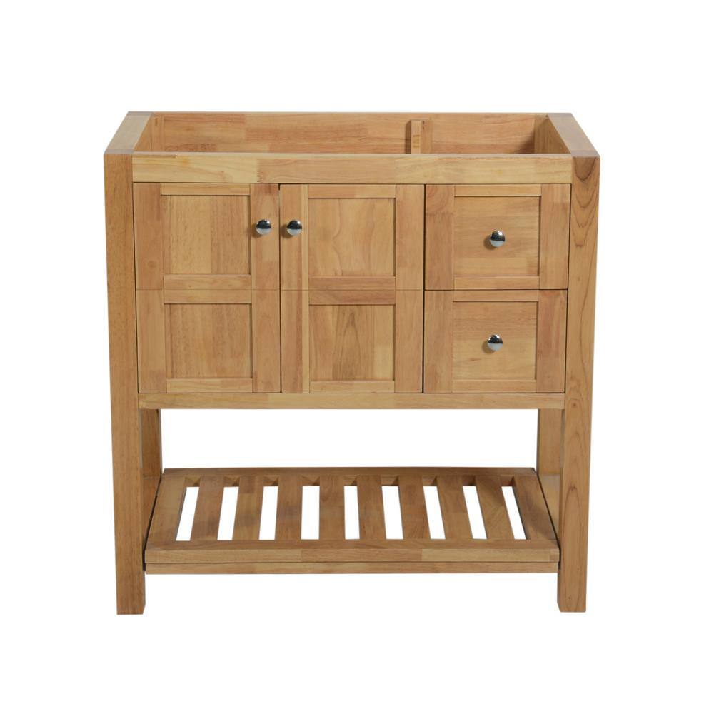 Manhattan 36 in. W x 18 in. D x 35 in. H Single Bath Vanity Cabinet without