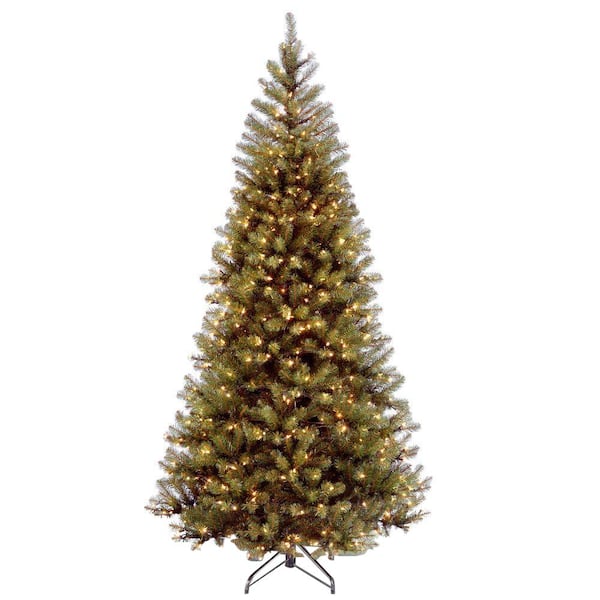 National Tree Company 7 ft. Aspen Spruce Hinged Artificial Christmas Tree with 400 Clear Lights